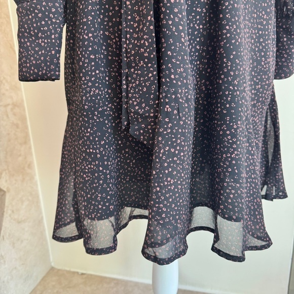 CAbi Prowl Dress 2 Piece Animal Leopard Print Belted Womens Size S Knee Length - Picture 8 of 16